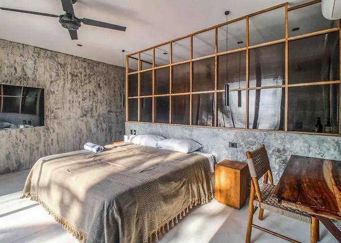 Hébergement de vacances Beachfront With Private Heated Pool Jacuzzi Sauna Ocean Views & Ac - 7th Heaven Tulum