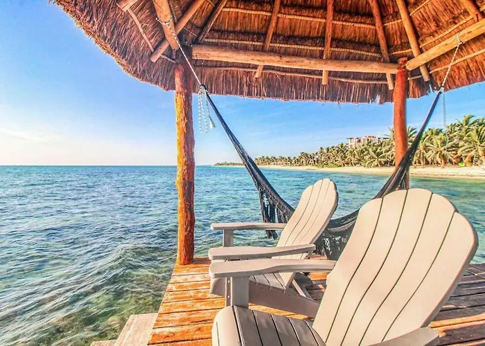 Beachfront With Private Heated Pool Jacuzzi Sauna Ocean Views & Ac - 7th Heaven * Tulum