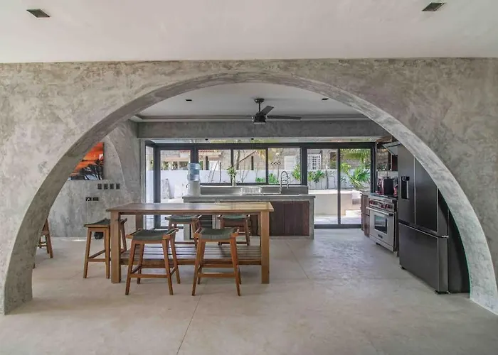 Beachfront With Private Heated Pool Jacuzzi Sauna Ocean Views & Ac - 7th Heaven Tulum