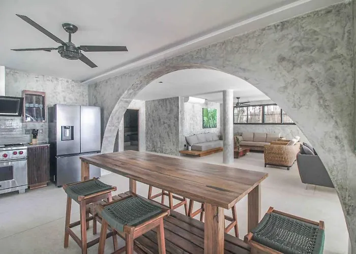 Beachfront With Private Heated Pool Jacuzzi Sauna Ocean Views & Ac - 7th Heaven Tulum