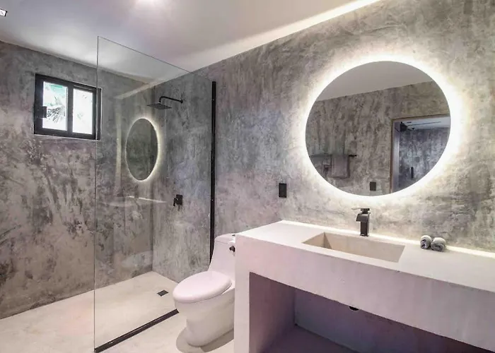 Hébergement de vacances Beachfront With Private Heated Pool Jacuzzi Sauna Ocean Views & Ac - 7th Heaven Tulum