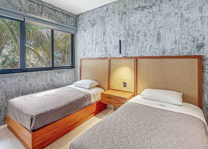 Hébergement de vacances Beachfront With Private Heated Pool Jacuzzi Sauna Ocean Views & Ac - 7th Heaven Tulum